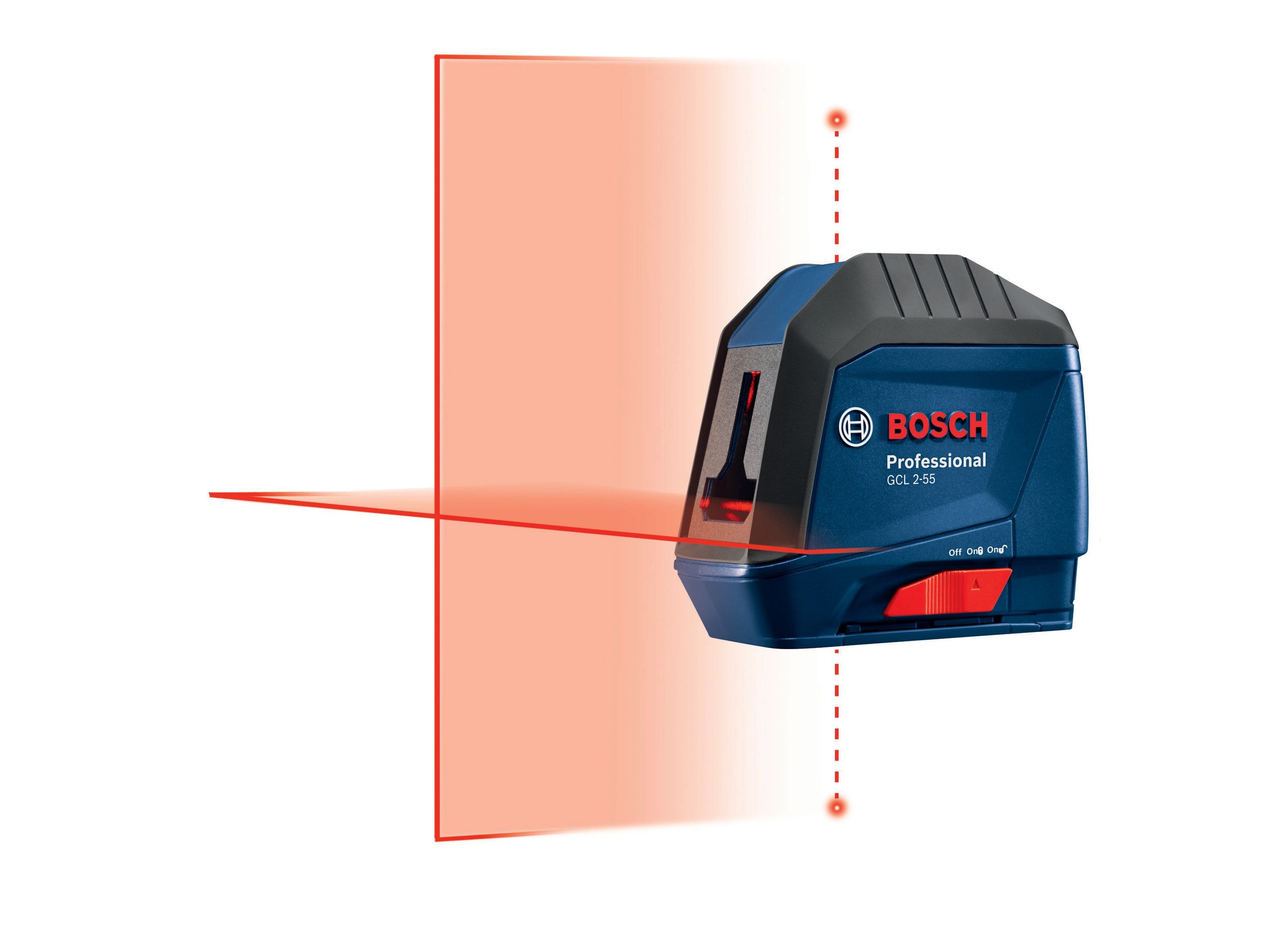 Bosch 40.0-ft Red Self-Leveling Cross-line Laser Level | GCL 2-55 | Lowe's