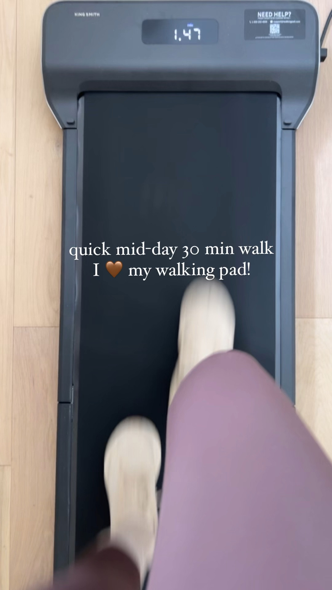 I 🤎 my walking pad! 
Such a great investment  to easily get my steps in  

#LTKActive #LTKFitness #LTKWatchNow