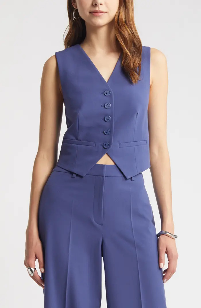 Open Edit Tailored Vest | Nordstrom | Nordstrom
