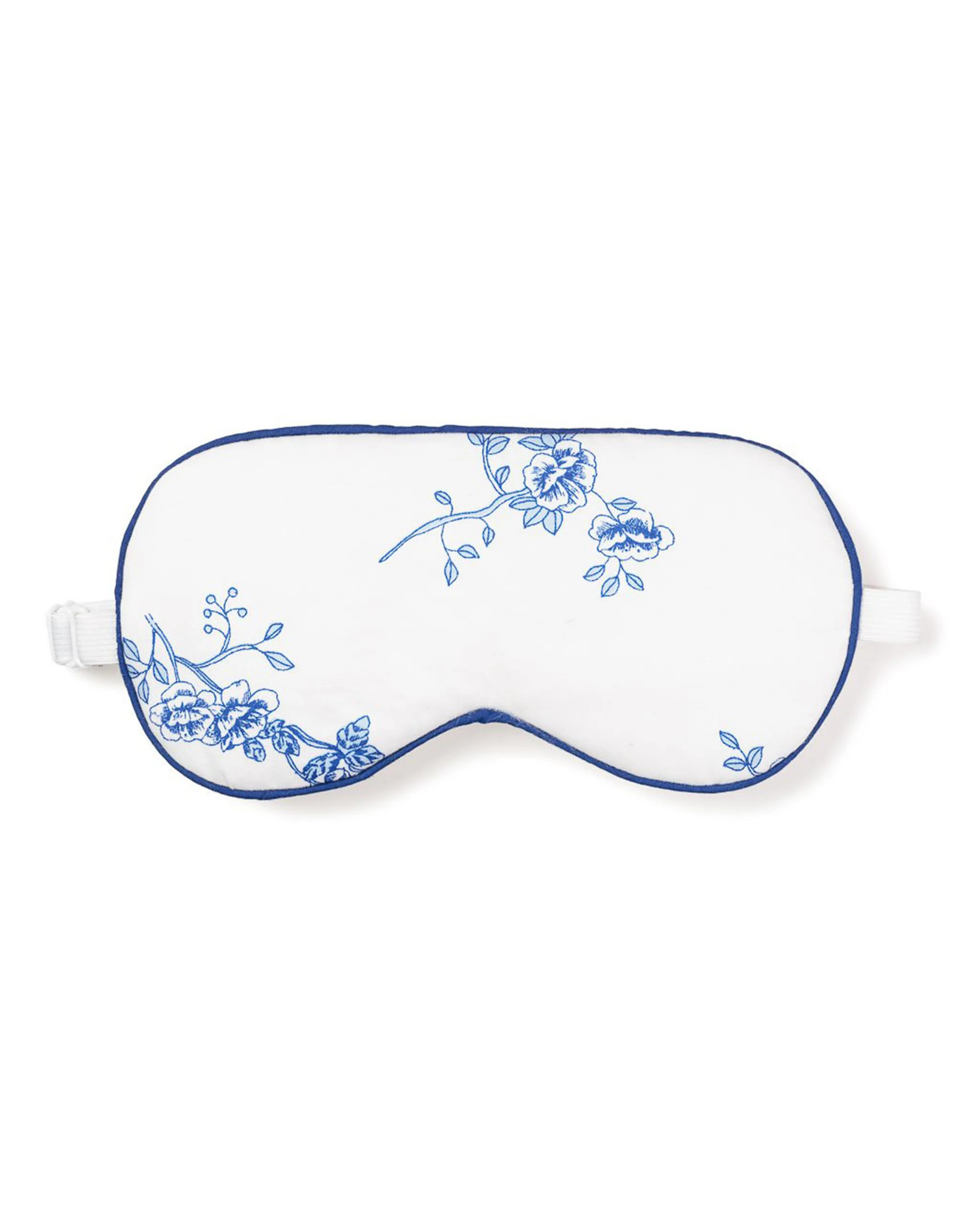 Adult's Sleep Mask in Indigo Floral | Petite Plume