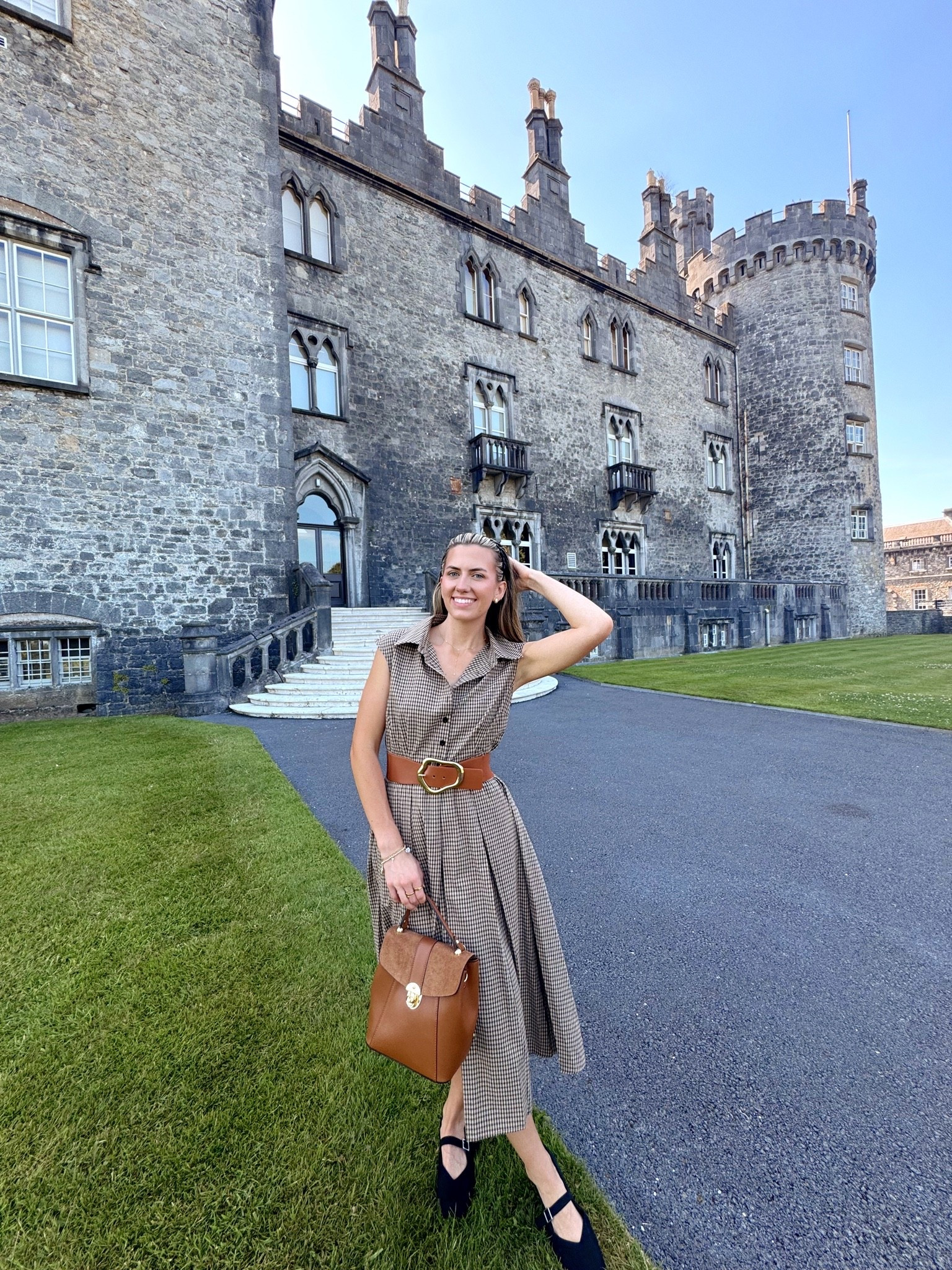 ireland outfit 👑 this dress runs large so I would size down if possible wearing a size small for reference

#LTKootd #LTKPetite #LTKTravel