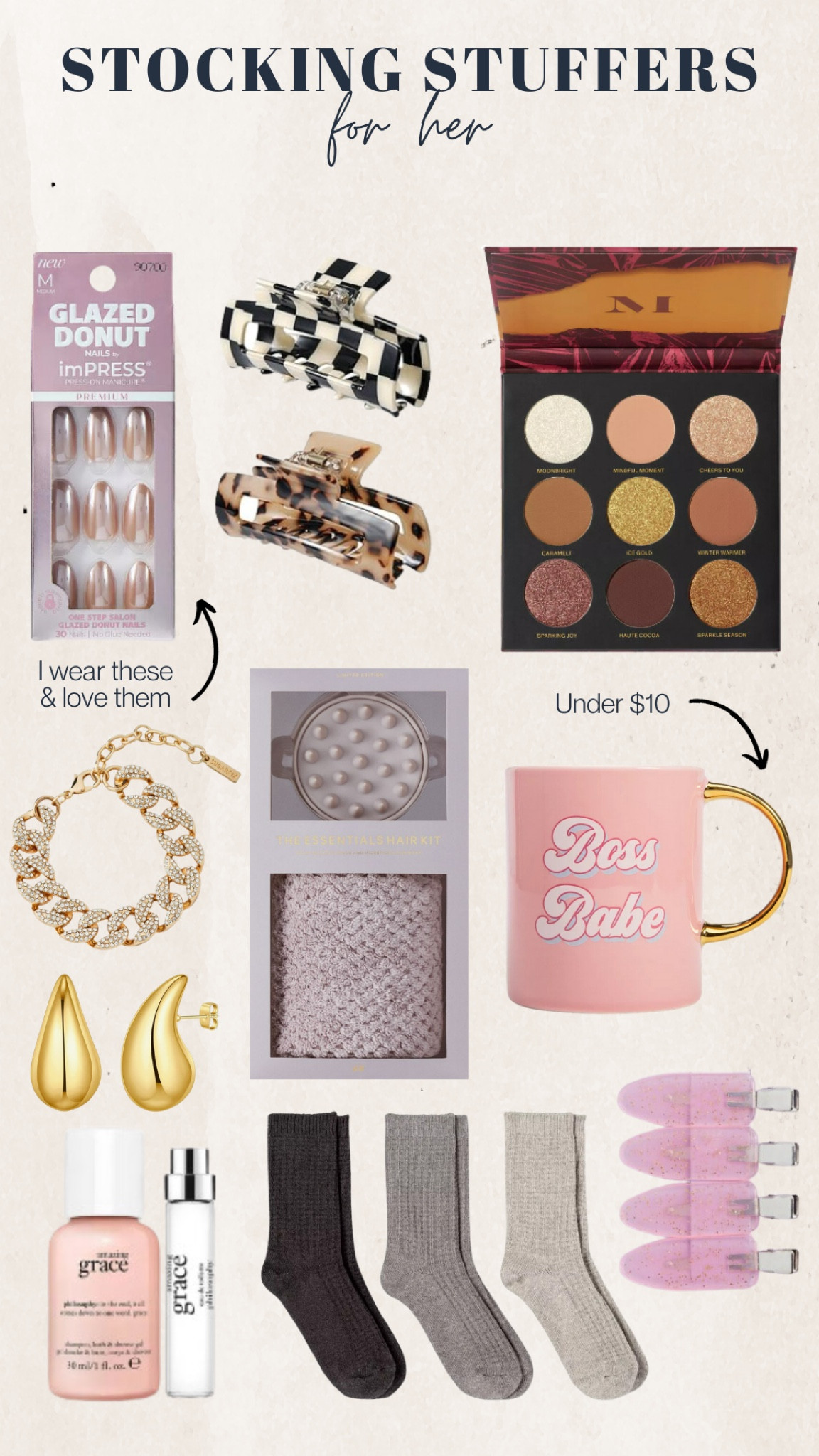 Need stocking stuffer ideas, I got you bestie! There’s something for every women on your list, everything from cute mugs to makeup & accessories.


#LTKSeasonal #LTKHoliday #LTKGiftGuide