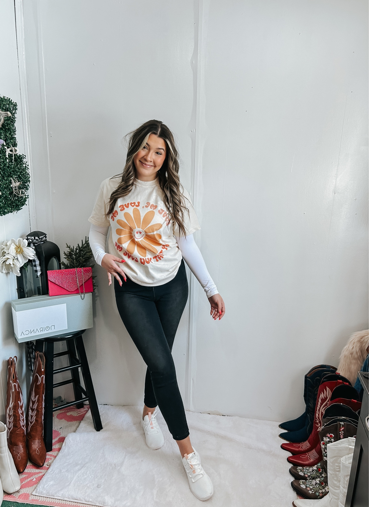 Graphic tee, shop small, small business, ootd, simple outfit, casual outfit, 

#LTKstyletip #LTKover40 #LTKMostLoved