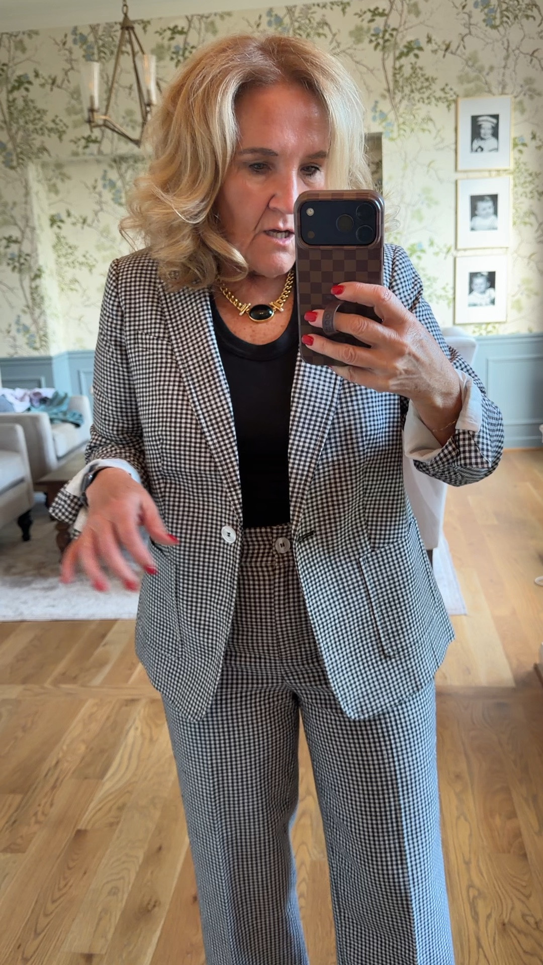 Linen suit is my choice for a visitation/viewing. 

Jacket 10 petite
Pants 6

#LTKSaleAlert #LTKOver40 #LTKWorkwear