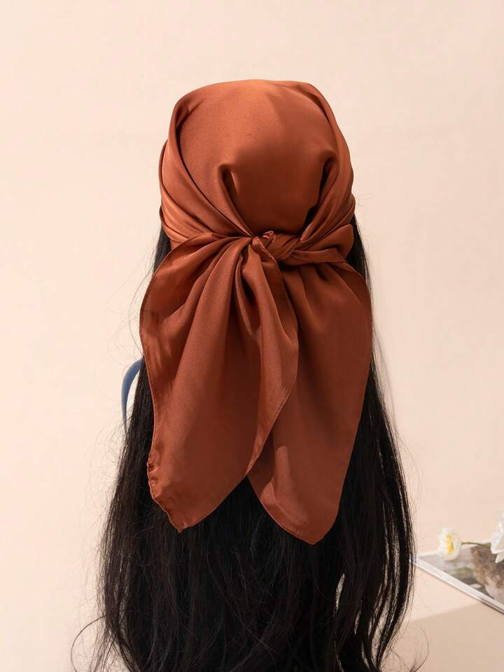 1pc Women Solid Casual Bandana For Daily Decoration | SHEIN