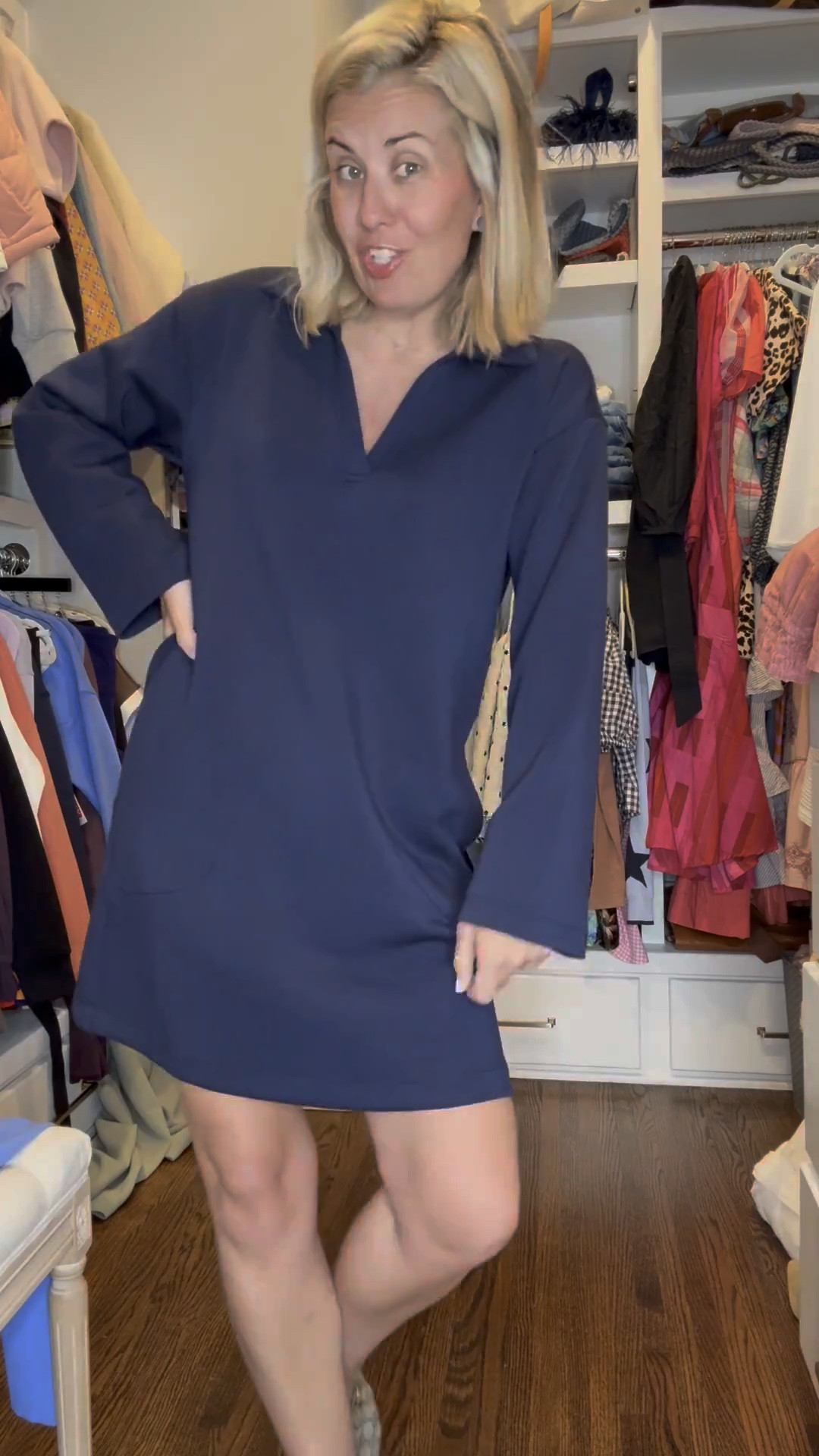 These dresses are the kind you’re going to want to wear non stop- cozy, yet airy & able to be dressed up or down! I prefer a S in spanx dresses...

20% off sitewide with code LTKSPANX 3/12-15 *while supplies last!

Sizing:
Dresses- s
Tops/jackets- xs
Pants- s petite (I do have non petite in the barrel in attrition to petite)
Jumpsuits- s petite
Booty boost 7/8- small
Flare booty boost- s petite
Fitted tee- small


#LTKSpringSale #LTKSaleAlert #LTKPetite

#LTKWorkwear #LTKSpringSale #LTKSaleAlert