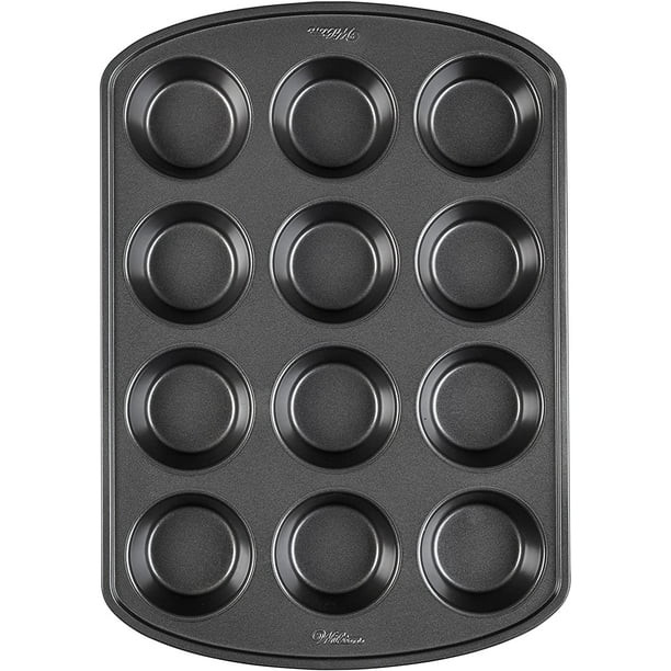 Perfect Results Premium Non-Stick Bakeware Cupcake Pan, 12-Cup, Steel | Walmart (US)
