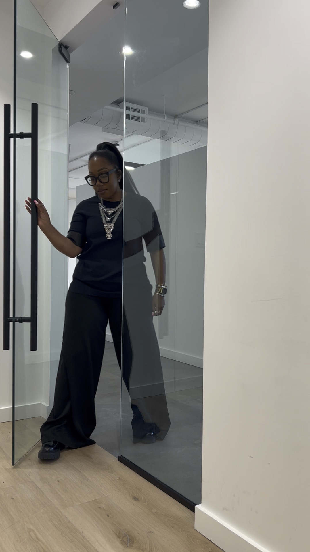 I’ll try to find a dupe for this T-shirt. I bought it years ago at a random store in Houston. It has a leather cuff in the sleeves. I got the necklace there too! 🙃

#LTKStyleTip #LTKFindsUnder50 #LTKWorkwear