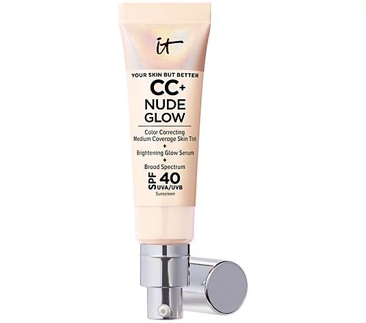 IT Cosmetics CC+ Nude Glow Foundation + Serum w/SPF 40 - QVC.com | QVC