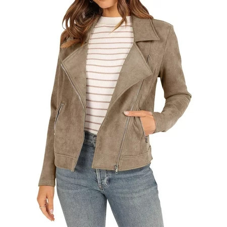 Dyegold Jacket For Women Teen Girls Fashion Coats Fall Coat Jackets For Women Casual Fall Outfits Vacation Halloween Pink Leather Jacket Women s Fall Trends | Walmart (US)