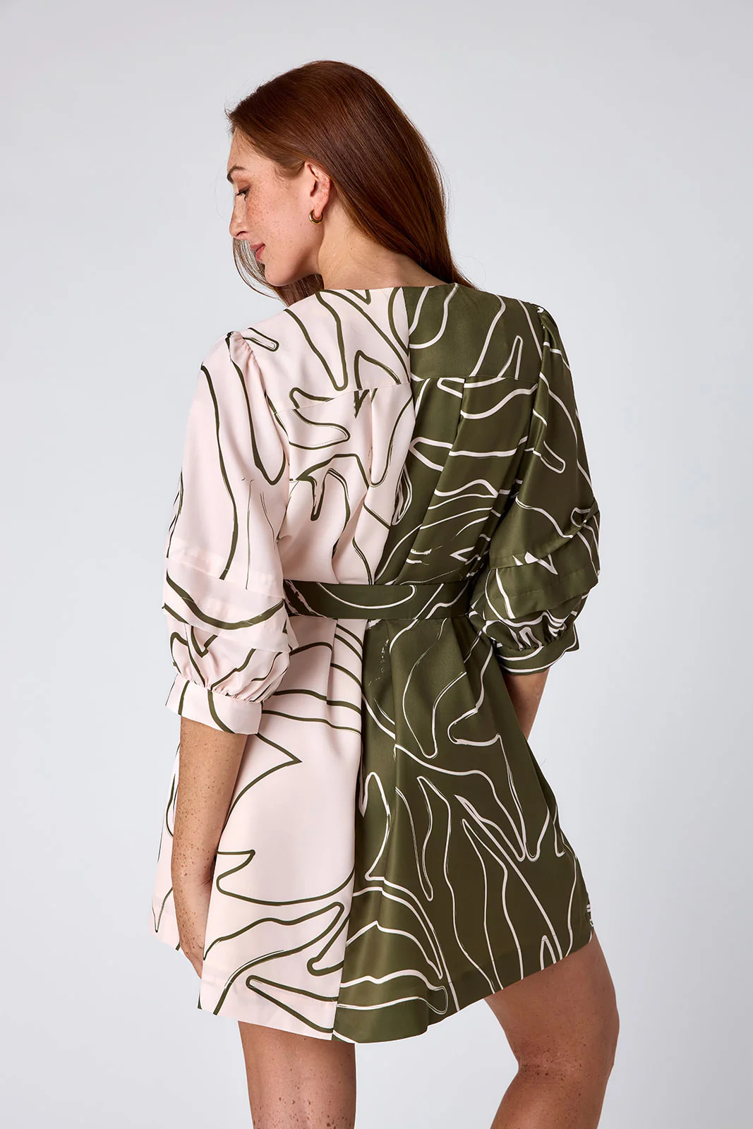 Lennie Dress in Climbing Ivy Mix | CROSBY by Mollie Burch | CROSBY by Mollie Burch