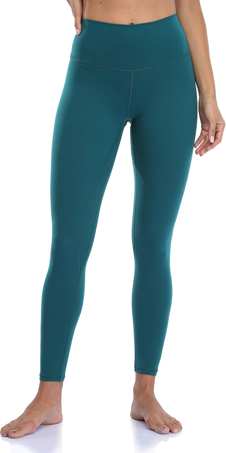 YUNOGA Women's High Waisted Yoga Leggings 25" Inseam | Amazon (US)