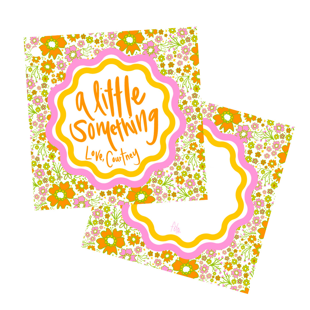 Ditsy Floral Tags or Stickers — Fête Papier | Fete Papier