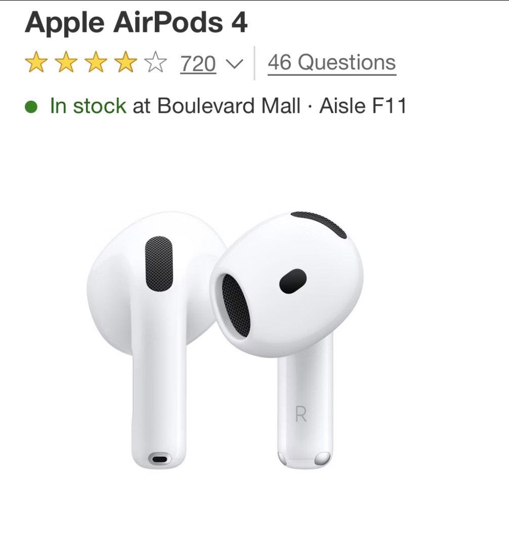 Apple AirPods 4 are a fantastic Target circle deal today! These are great for canceling out background noise while on calls!! The lowest I’ve seen them! 👏

#LTKSaleAlert