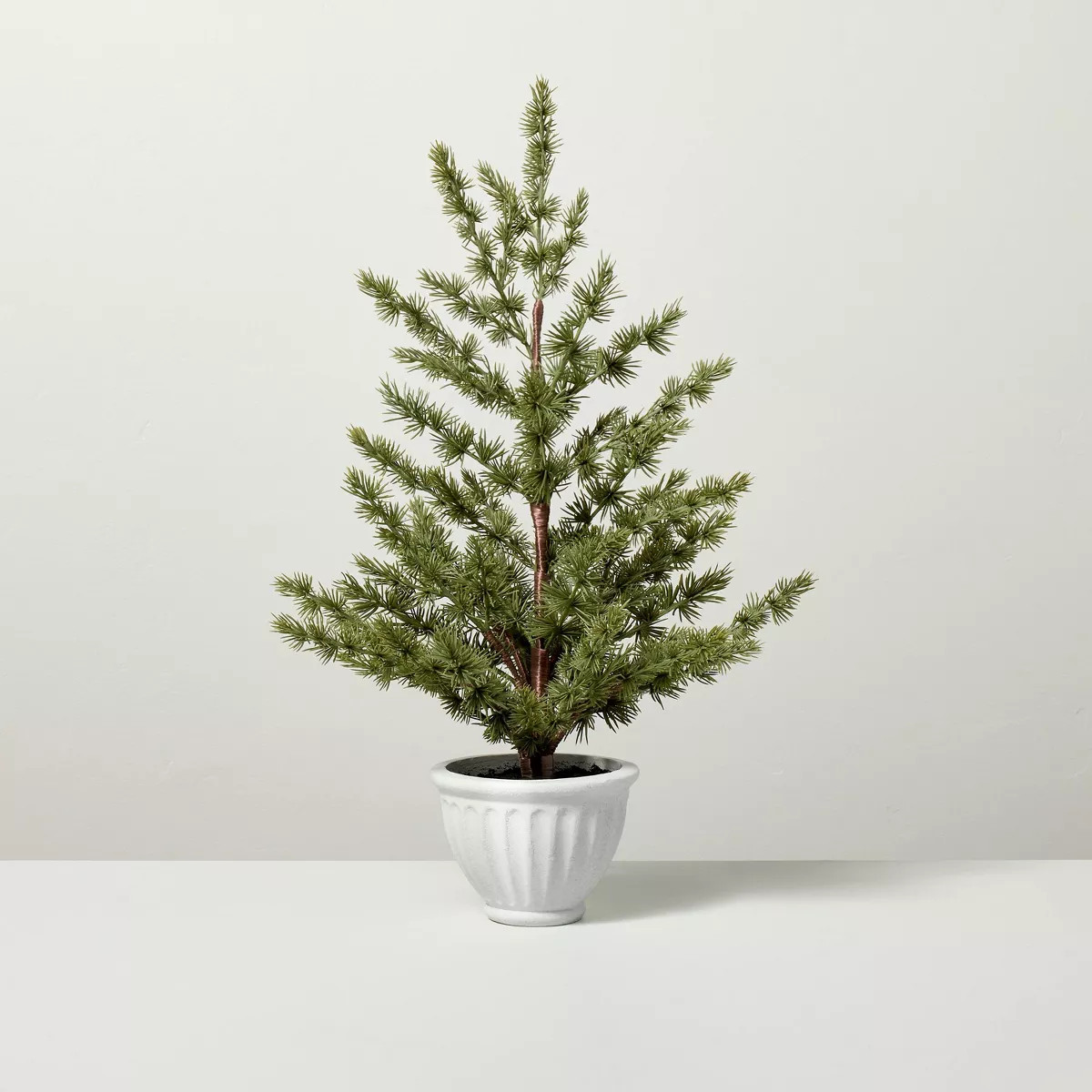Faux Spruce Tree in Fluted Pot - Hearth & Hand™ with Magnolia | Target