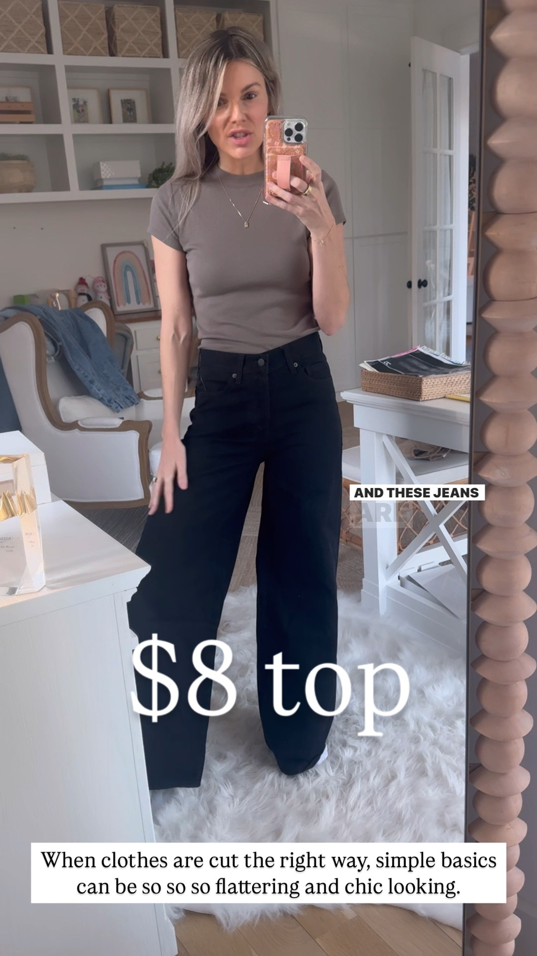 Get this top ASAP! It’s only $8 and comes in a bunch of different colors. The cut is insanely flattering. It might be my favorite tee of all time. I’m wearing a size small, which is my normal size and there’s lots of room in it.

And the denim!!!! I’m wearing a size 4, which is a normal size and they fit amazing. 

Get this outfit! 

I’ll link some other things I’ve bought recently that I really love from target and other places. Plus I’ll link the jacket then where I’m wearing tonight in case you came over for my Instagram stories and are curious about that as well.


#LTKFindsUnder50