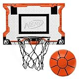 NERF Basketball Hoop Set - Pro Hoop Mini Hoop Set with Mini Basketball - Steel Rim Great for Dunk... | Amazon (US)