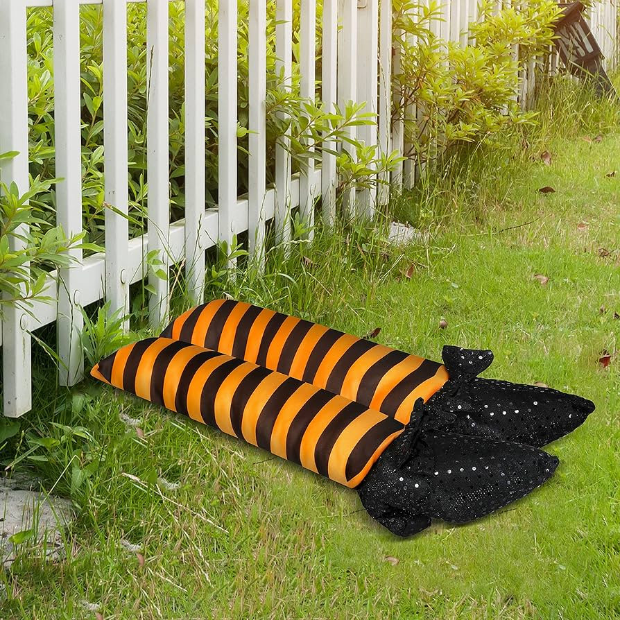 JOYIN Halloween 19.5” Wicked Witch Leg Decorations, Halloween Witch Craft, Stuffed Witch Hallow... | Amazon (US)