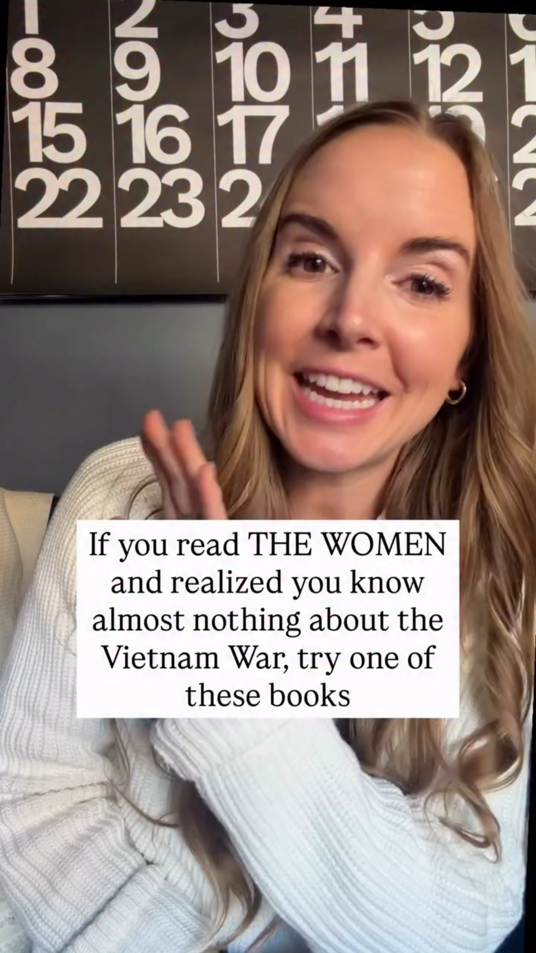 If you read The Women (along with everyone else on the planet) in the last year or two, and thought “wow, I do not know almost anything about the Vietnam War” this reel is for you! 

I’ve been fascinated by the Vietnam War for more than a decade and these are some of my favorite books I’ve read about it.