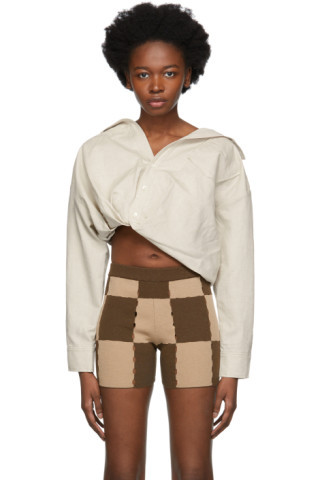 Beige 'La Chemise Mejean' Shirt | SSENSE