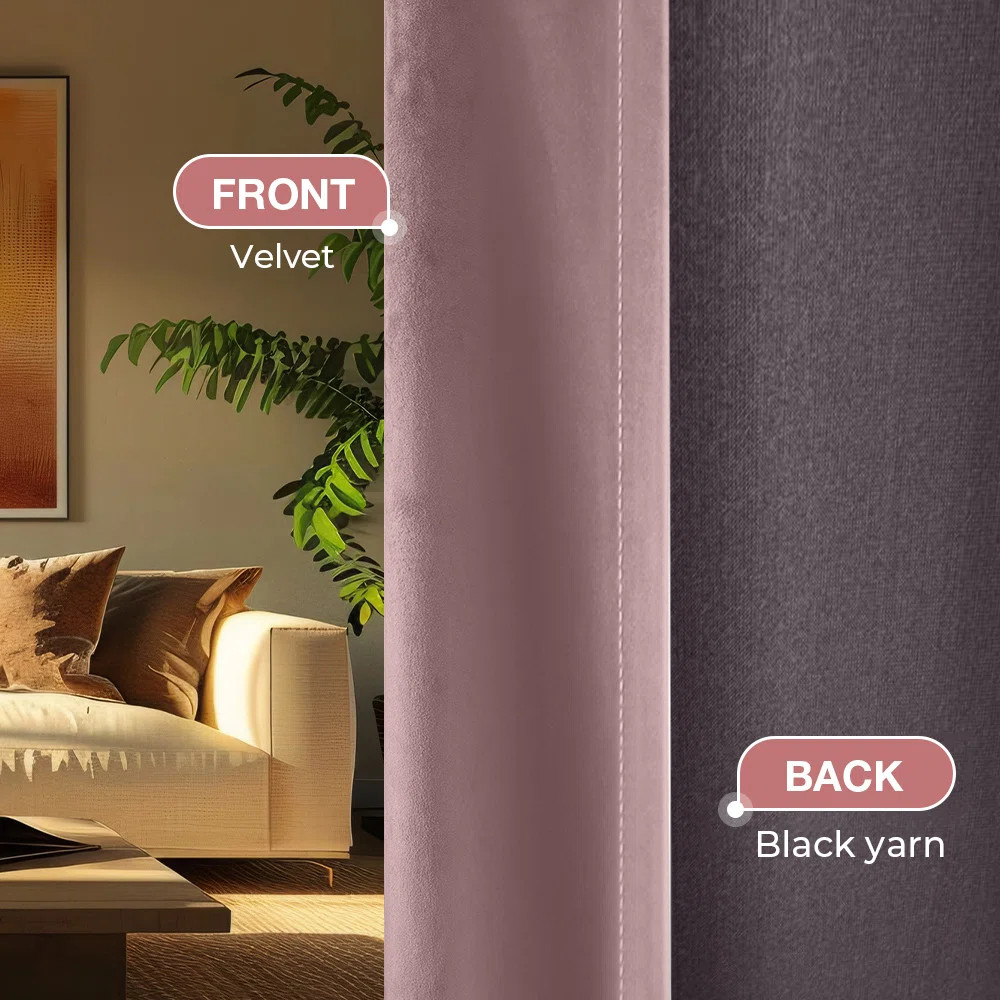 Lauier Blackout Curtain Pair (Set of 2) | Wayfair North America
