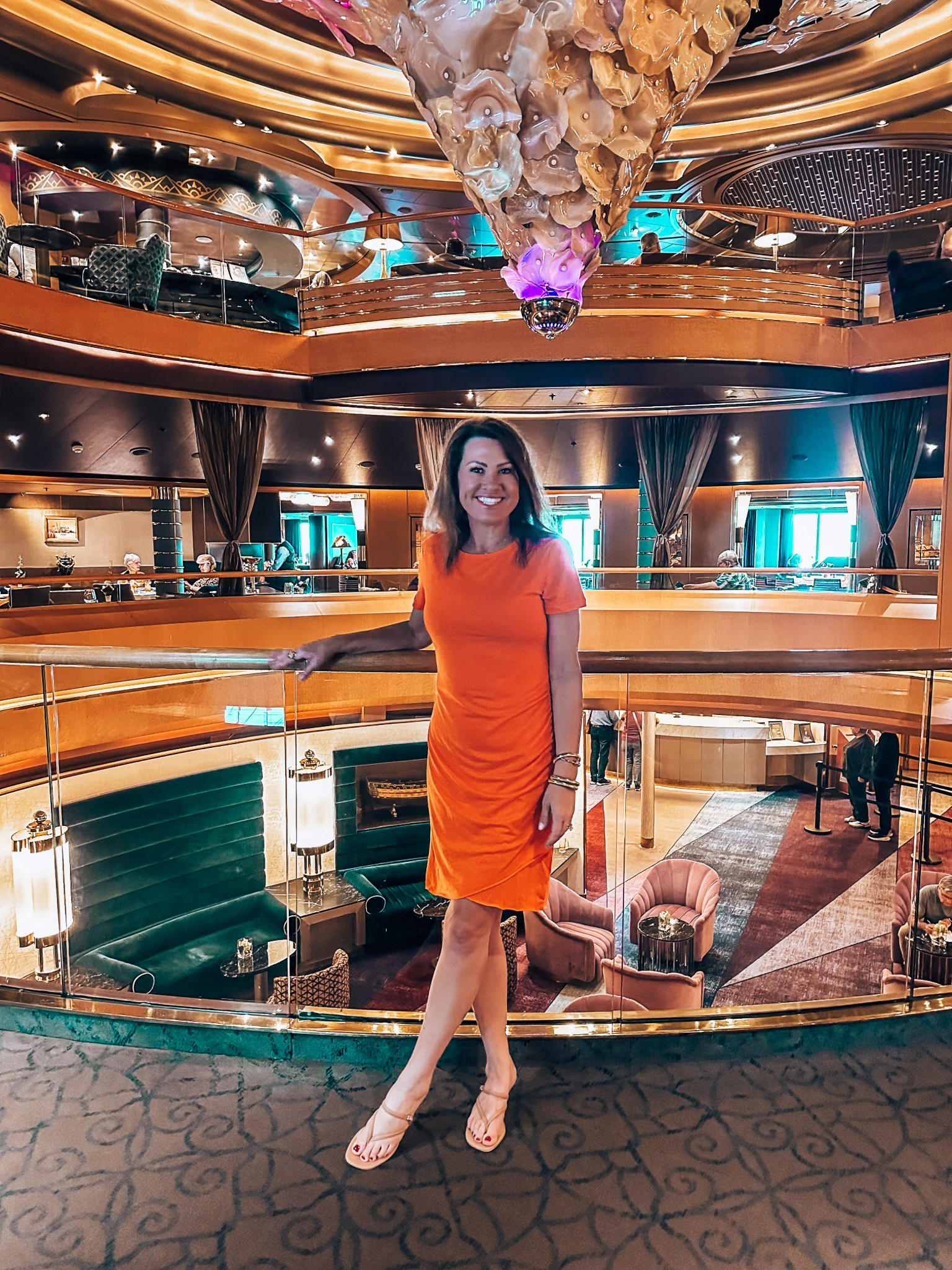 Orange dress. #cruise #dress 

#LTKU #LTKTravel #LTKStyleTip