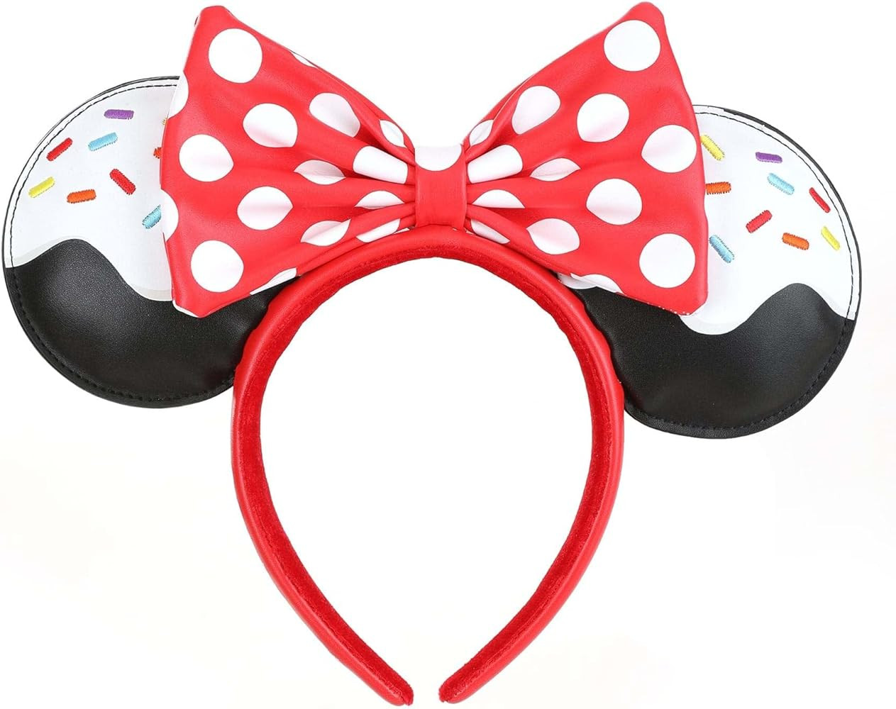 Loungefly Disney Minnie Sweets Sprinkle Ear Headband Minnie Mouse One Size | Amazon (US)