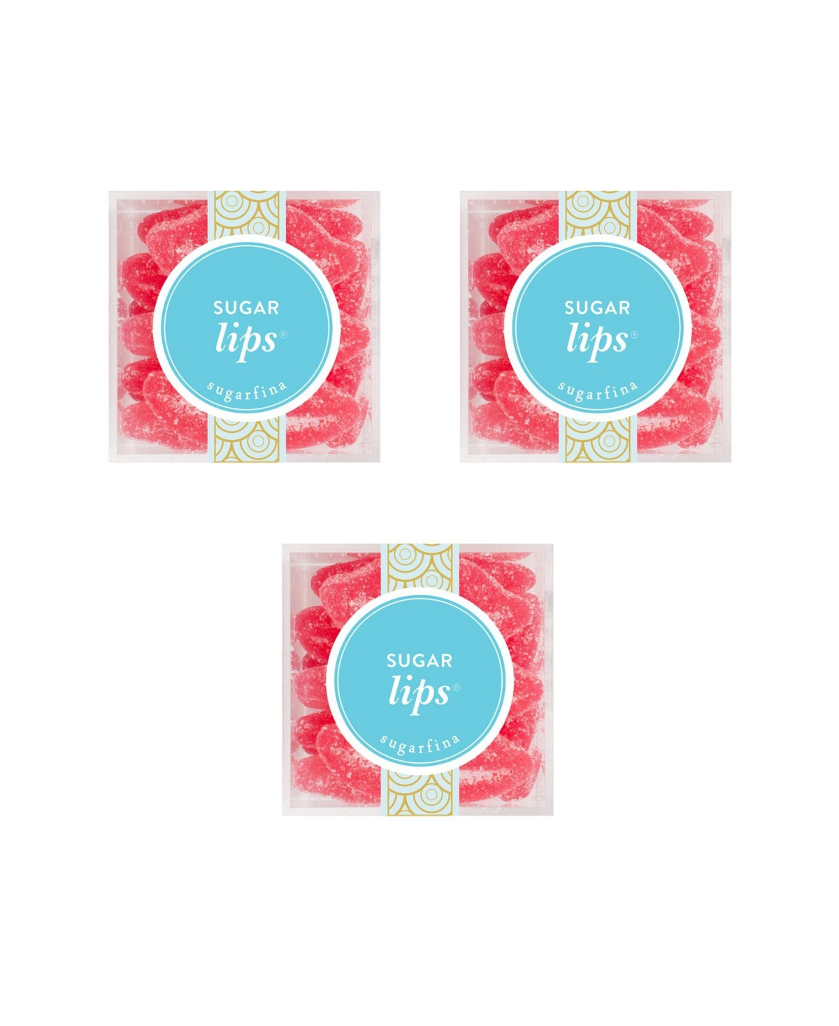 Sugarfina Sugar Lips - Small Cube Kit (Pack of 3) | Macy's