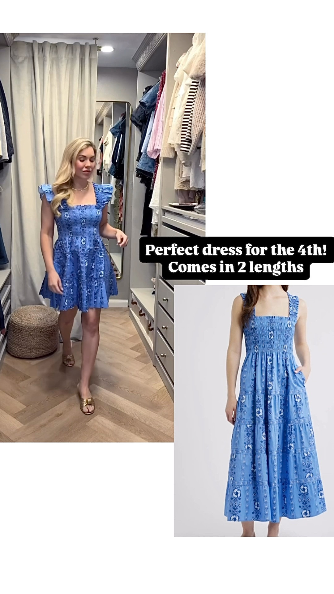 4th of July dress 
Dress 
Summer outfit 
Vacation