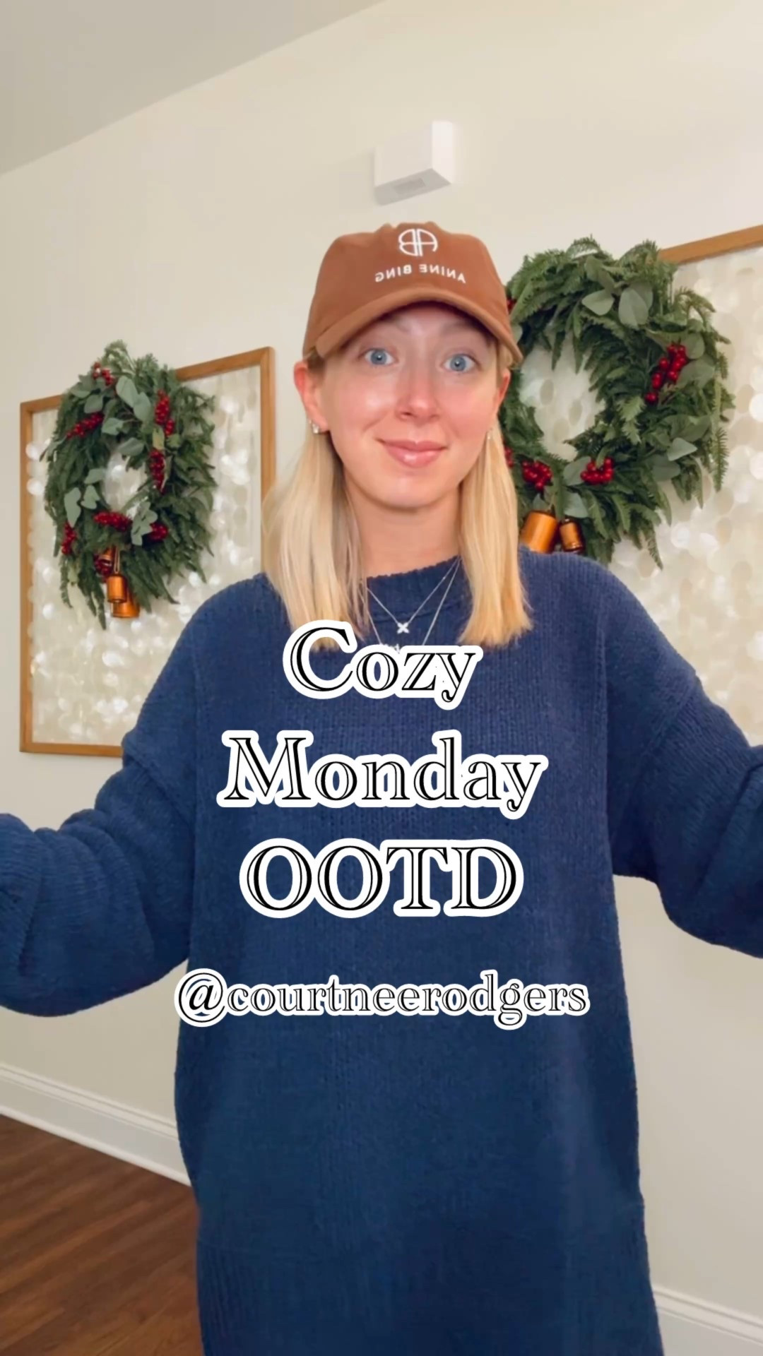 Cozy Monday OOTD 💙 This sweater is SO soft + currently 25% OFF! Shop via the 🔗 in my bio! 🫶🏻

Sweater and legging size small, mules run TTS, Naghedi bag color is cocoa in size small 

Winter outfits, American Eagle, casual outfits 

#LTKSaleAlert #LTKStyleTip #LTKFindsUnder100