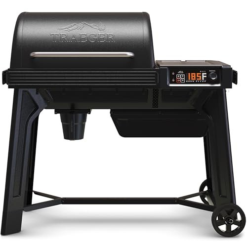 Traeger Grills Woodridge Electric Wood Pellet Grill and Smoker, Wi-Fi Temperature Control up to 500 Degrees, 860 Sq. In. Cooking Capacity, 6-in-1 for Outdoor Grilling, Smoking, and BBQ, TFB86MLH | Amazon (US)