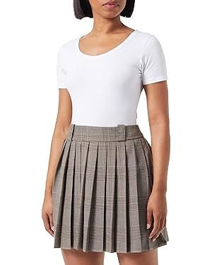Koton Damen Thick Pleated Mini Standard Waist Skirt | Amazon (DE)