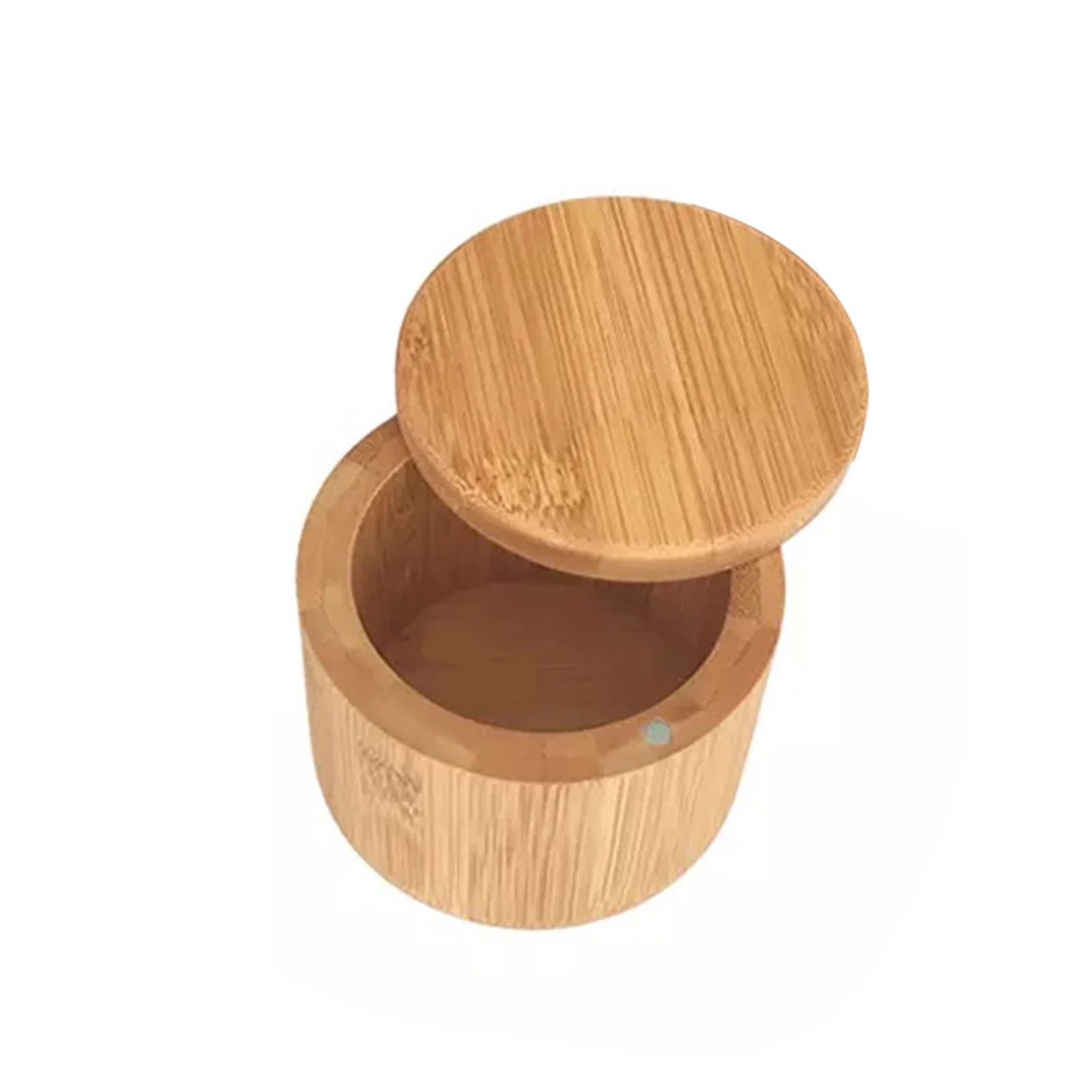 Bamboo Wooden Spice Jar Sugar Bowl Salt Pepper Condiment Box Salt Sugar Can Kitchen Organizer Too... | Walmart (US)