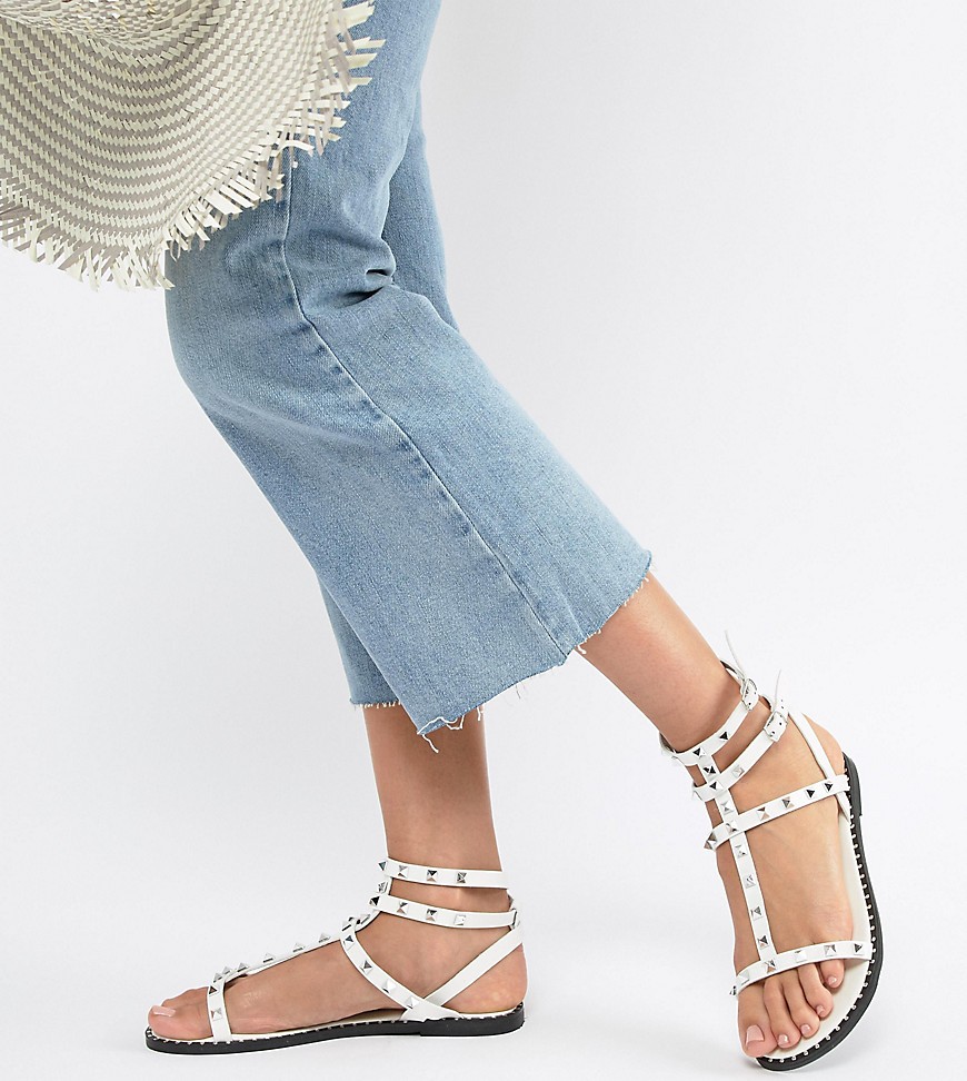 QUPID Studded Flat Sandals | ASOS UK