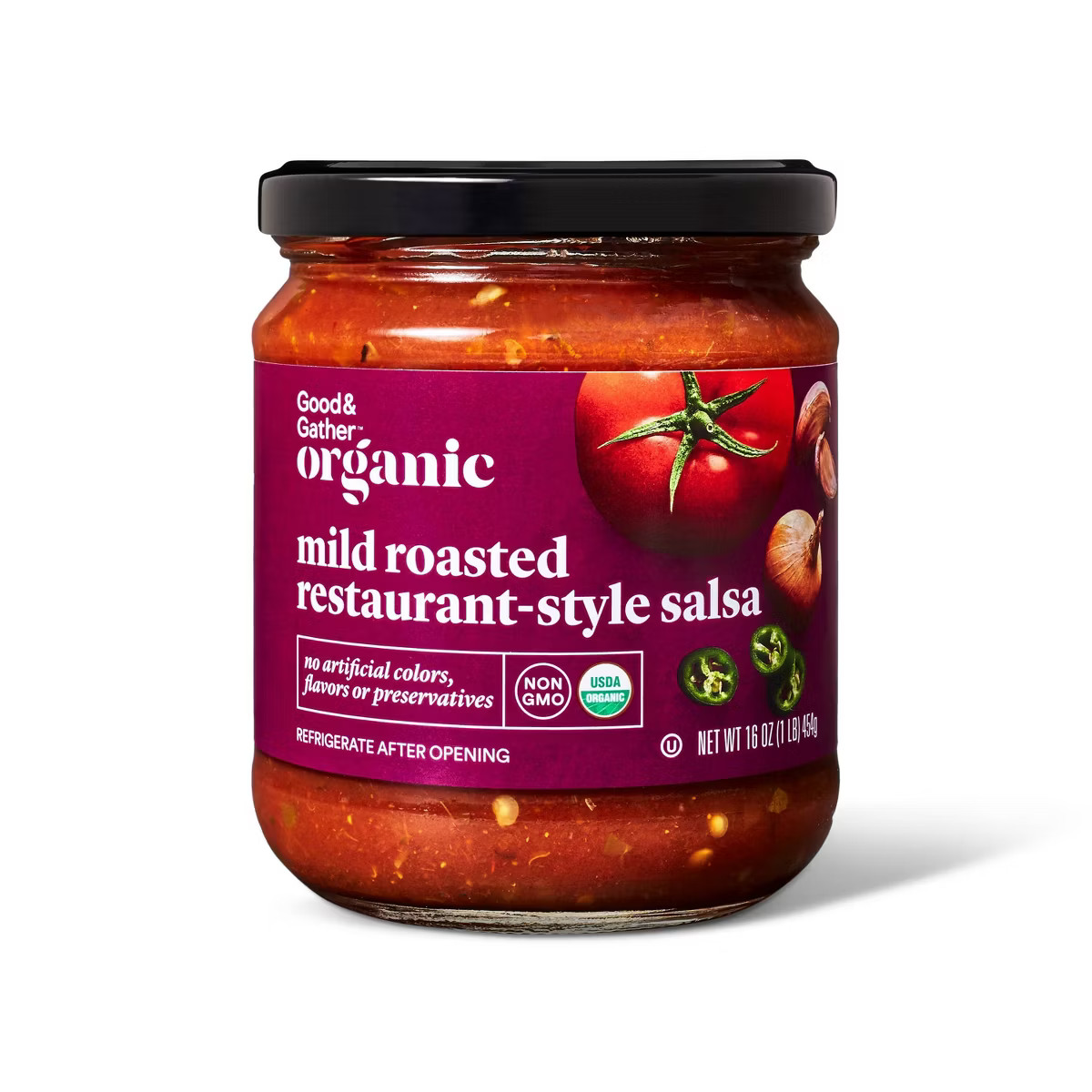 Organic Mild Roasted Restaurant Style Salsa 16oz - Good & Gather™ | Target
