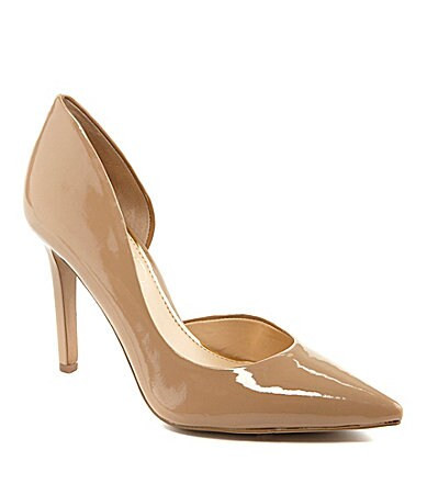 Jessica Simpson Claudette Patent Leather d Orsay Pumps | Dillards Inc.