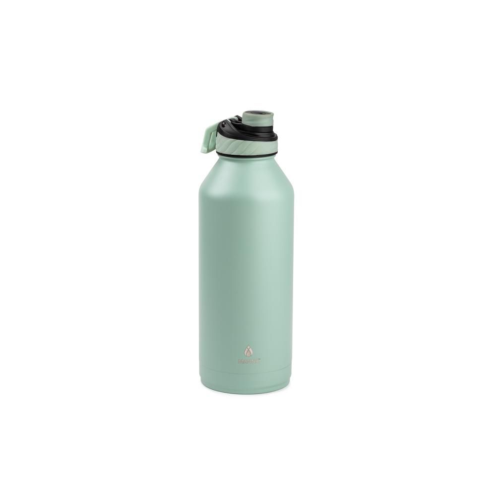 Manna 80 oz. Succulent Green Stainless Steel Convoy Water Bottle | The Home Depot