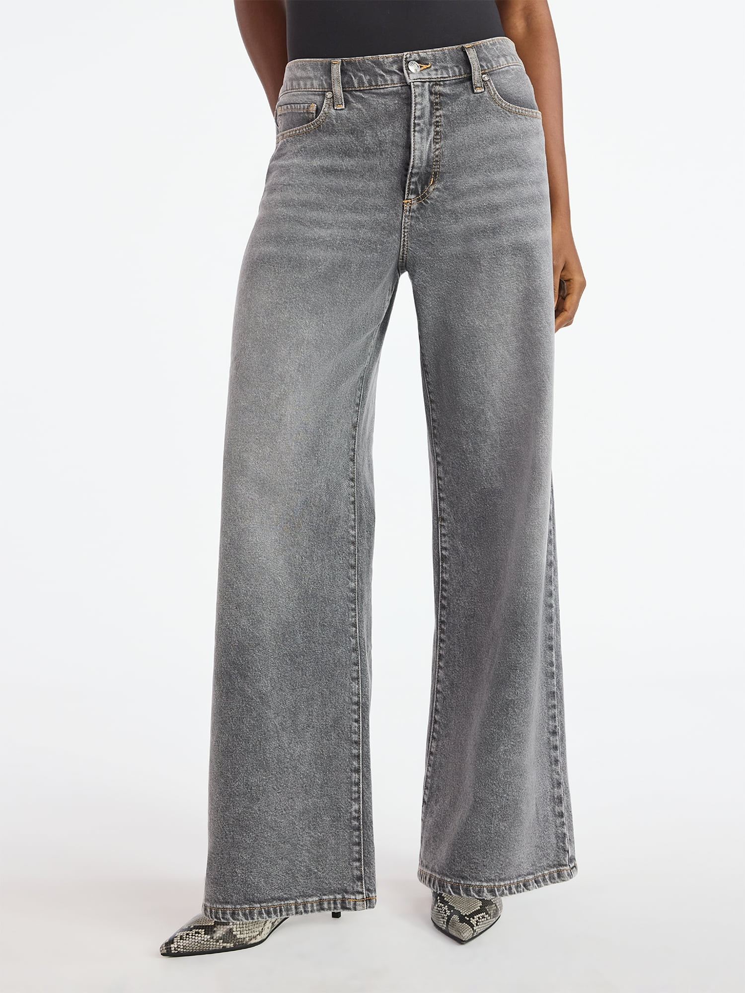 Scoop Women's Low Slung Jeans, Sizes 0-20 | Walmart (US)