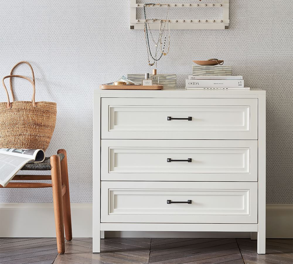Sussex 3-Drawer Dresser, Bright White | Pottery Barn (US)