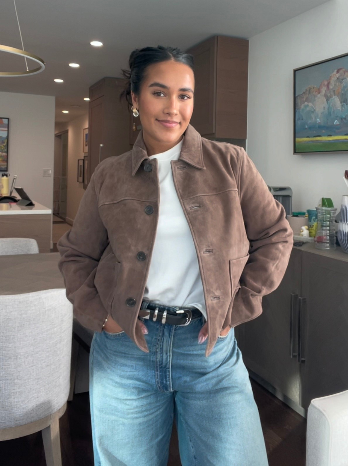 This jacket and dress are a MUST HAVE 🤎 M in jacket, 6 in the dress 

#aritzia #aritziasuedecoat #suedecoat #darkbrownsuedecoat #aritziablackdress #aritziaten #blackminidress 

#LTKfall #LTKcanada #LTKdresses