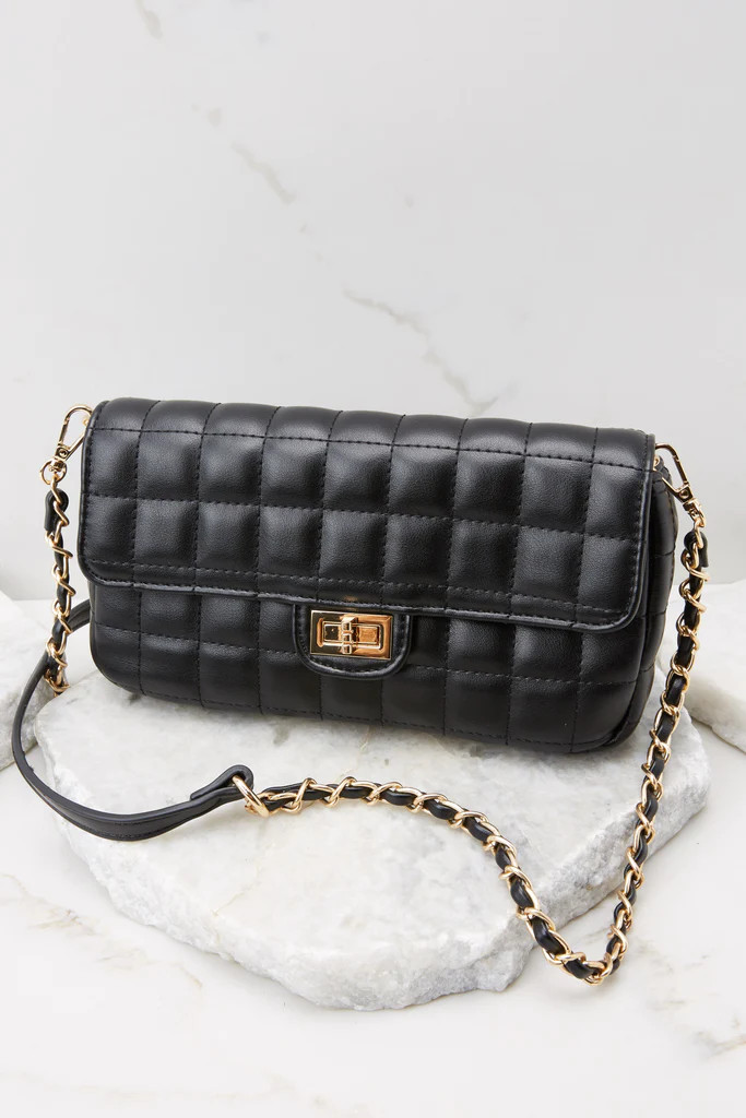 Invest In Yourself Black Clutch | Red Dress 