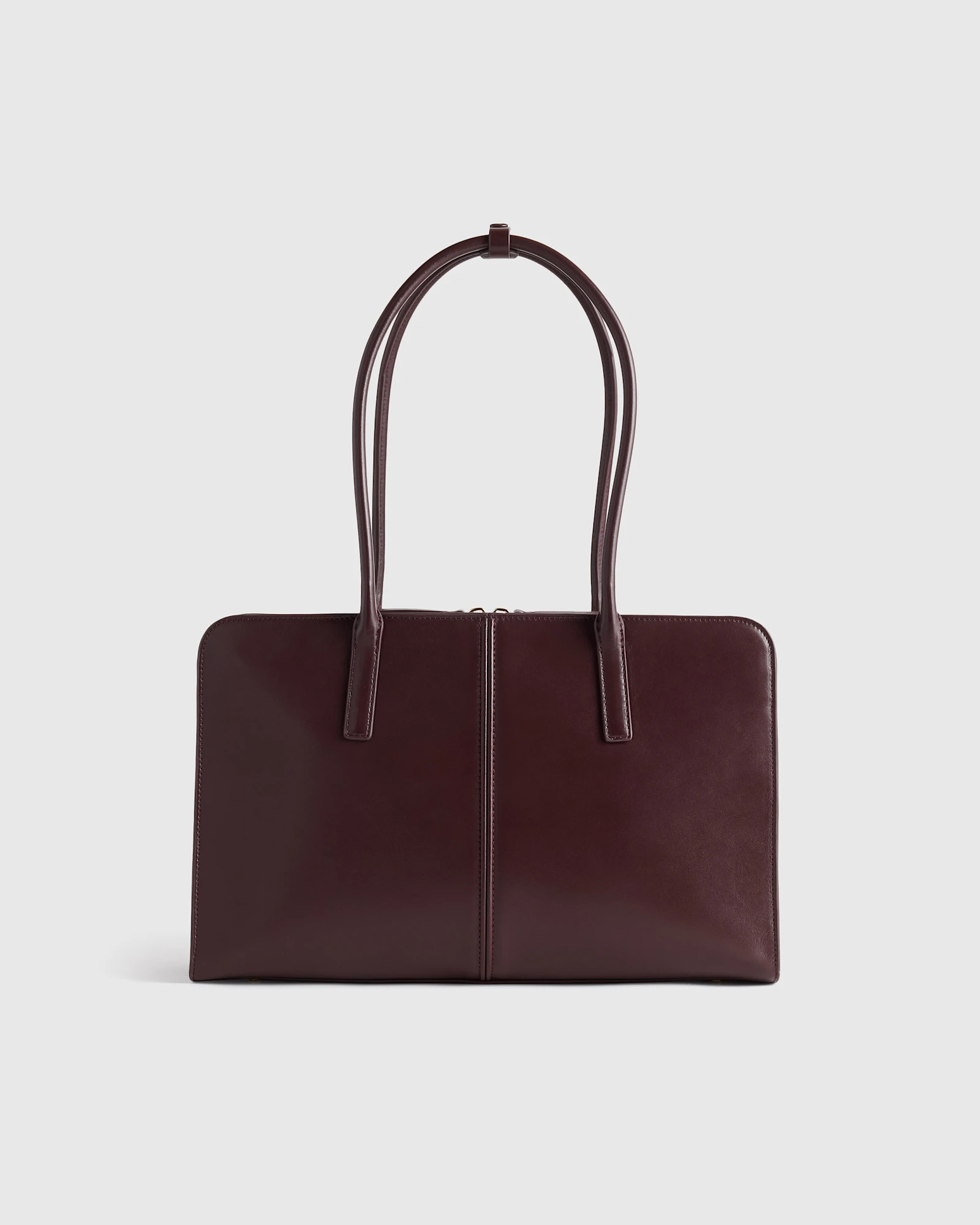 Quince | Women's Bea Satchel in Black, Italian Leather | Quince
