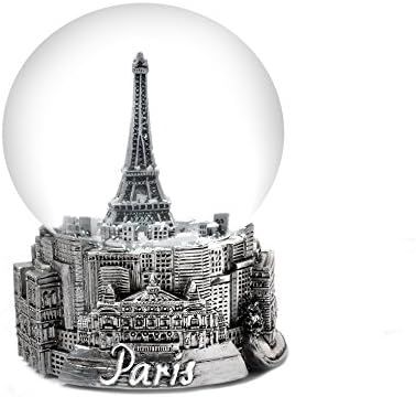Paris France Eiffel Tower Musical Snow Globe 100mm - Plays"La Vie En Rose" | Amazon (US)