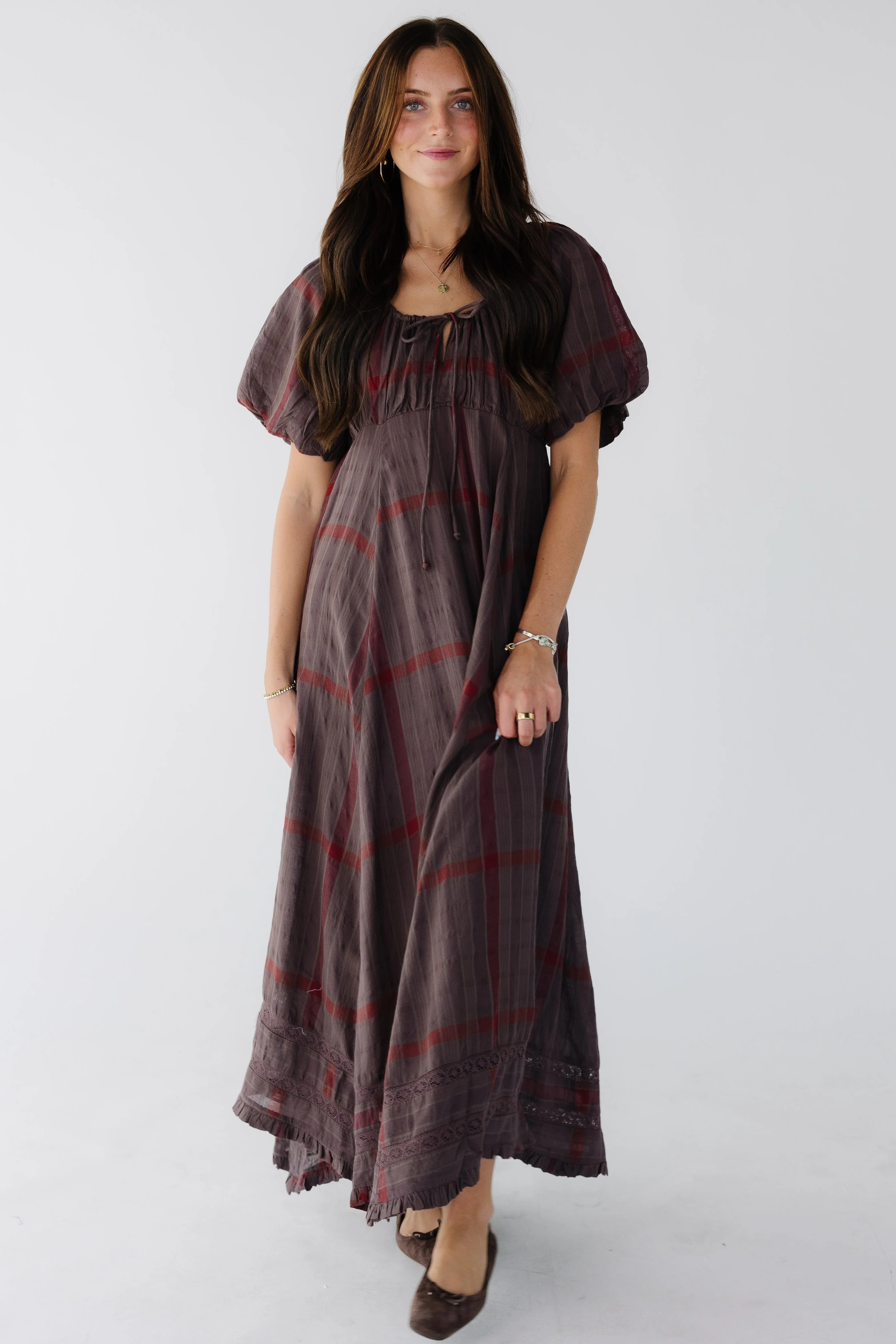 Modest Citrus Lyon Check Dress | Called To Surf