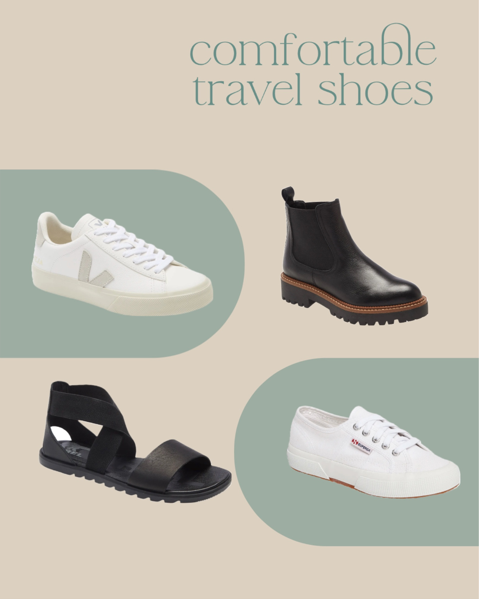 my top shoes that end up in my bag for every trip! the sorel sandals are my fave! 


#LTKtravel #LTKunder100 #LTKstyletip