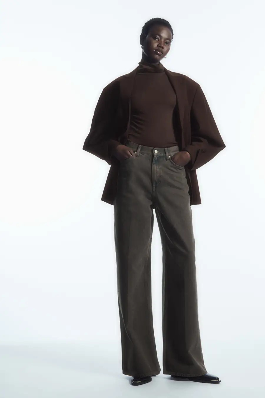 MERINO WOOL TURTLENECK TOP | COS UK