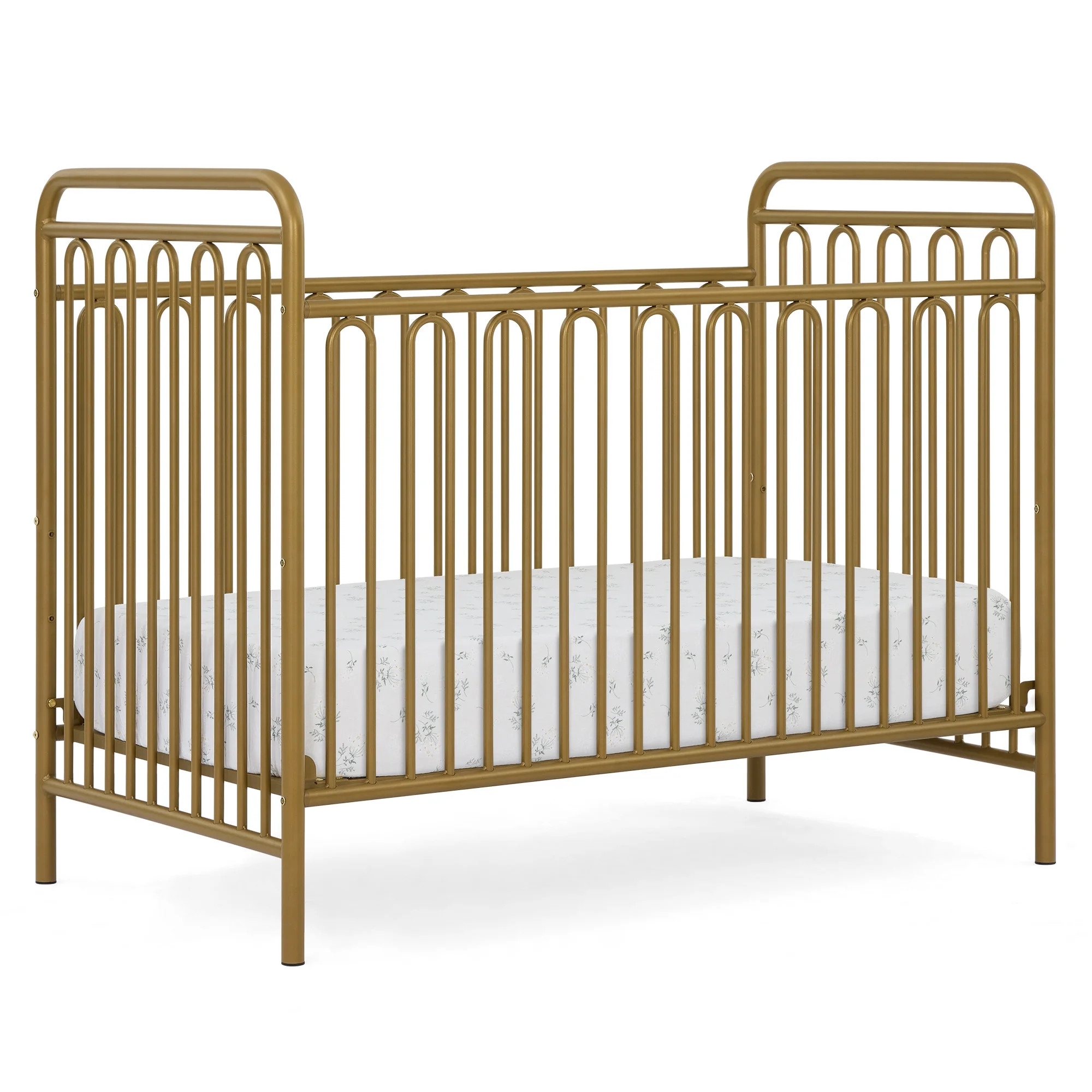 Delta Children Darcy 4-in-1 Metal Convertible Crib, Melted Bronze | Walmart (US)