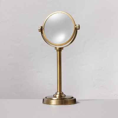 8" Decorative Brass Magnifying Glass - Hearth & Hand™ with Magnolia: Freestanding, Swivel Feature, Elegant Desk Accessory | Target
