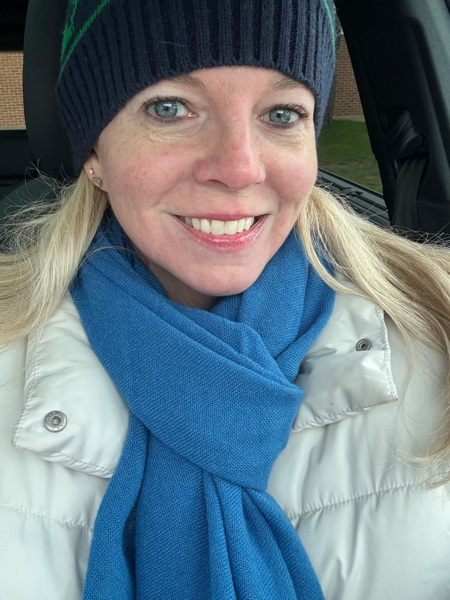 I love this scarf so much! I use it all the time. Here I am wearing it to my daughters lacrosse game because it was freezing out. But I also wore it in Florida when it was breezy at night! Love all the colors!💙

#LTKSeasonal #LTKTravel #LTKActive