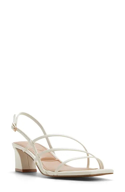 ALDO Maegan Strappy Sandal in White at Nordstrom, Size 9 | Nordstrom